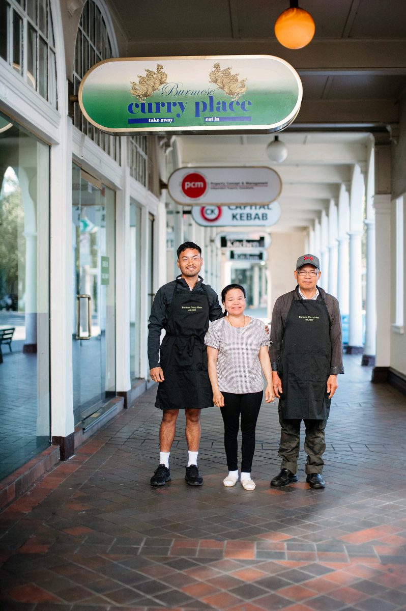 Burmese curry place owners