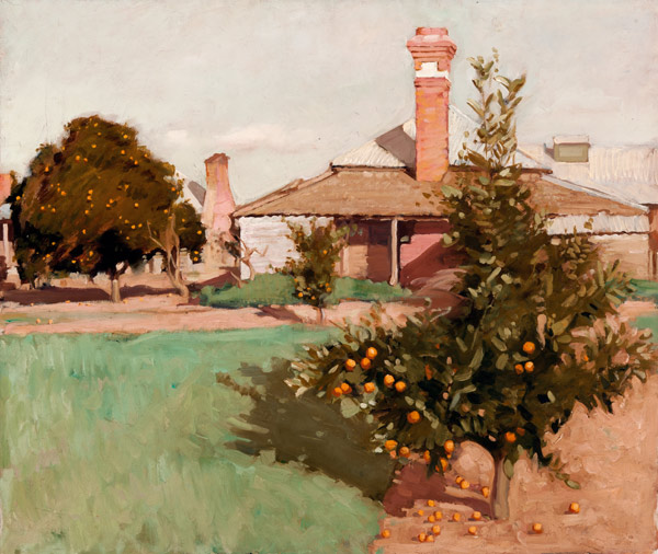 Hugh Ramsay's 'Burrabunnia with orange tree'