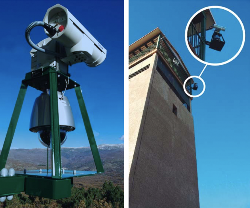 Indra bushfire detection cameras