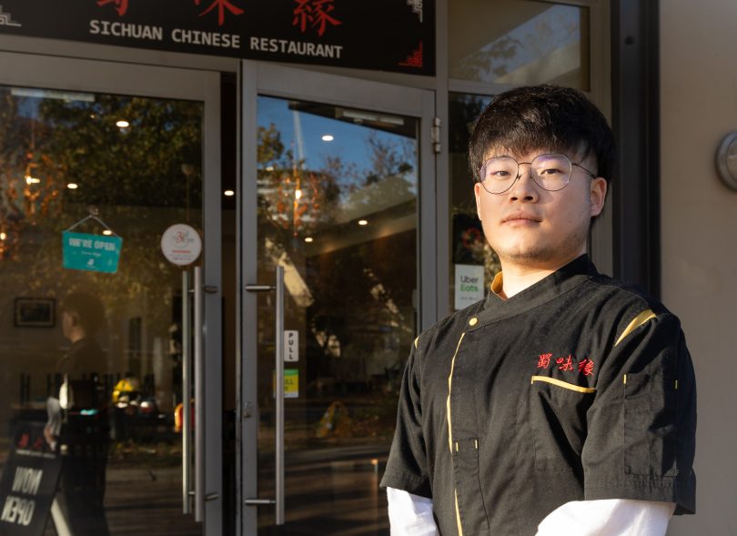 Eddie Zhao - owner of Sichuan Chinese Restaurant in Belconnen
