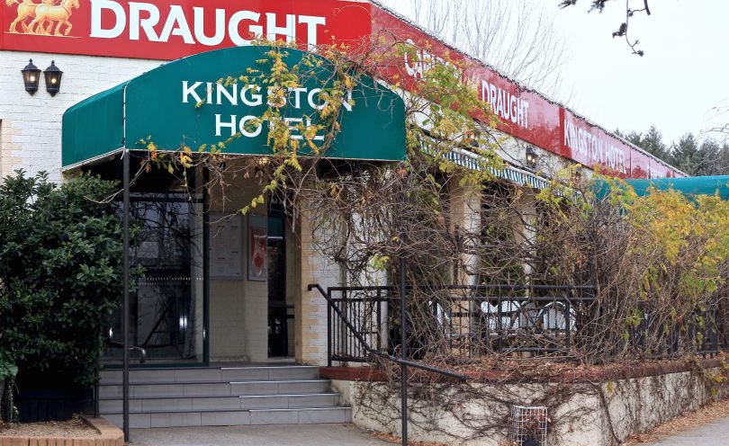 The Kingston Hotel where a man died following an altercation on Sunday night.