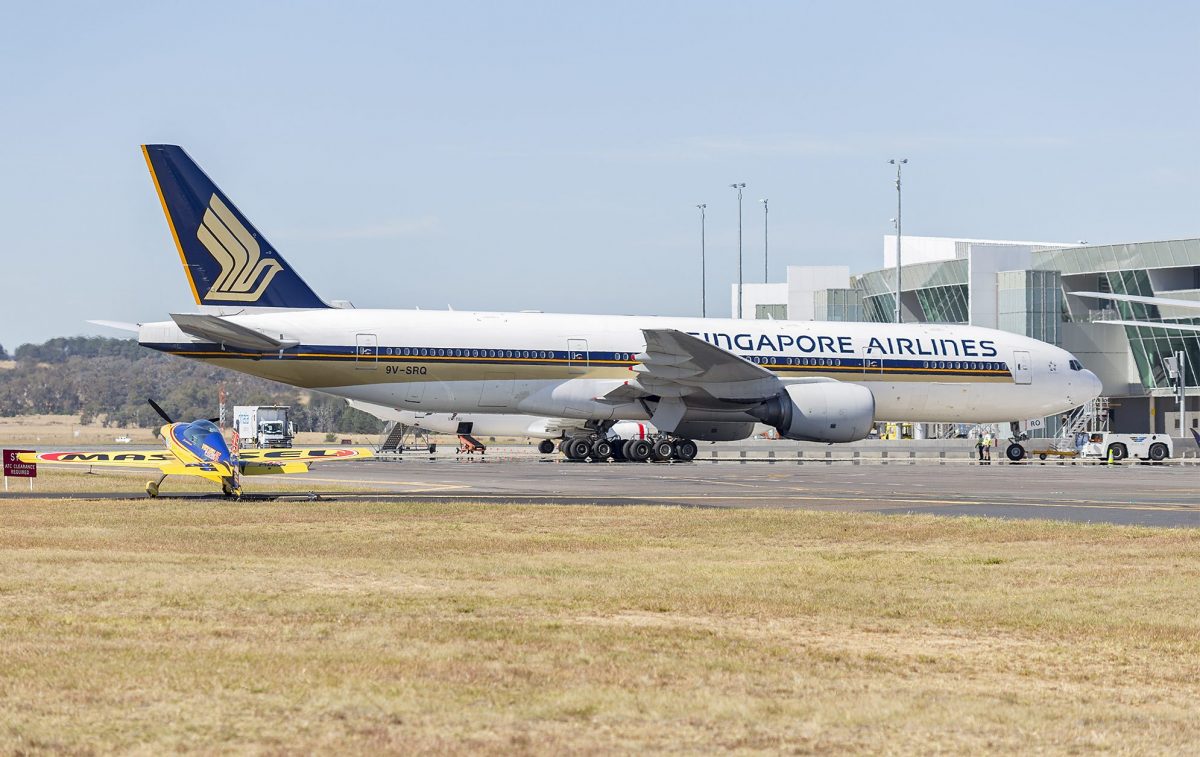 Aircraft at Canberra Airport