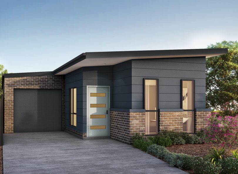 Artist's impression of contemporary home in South Jerrabomberra.
