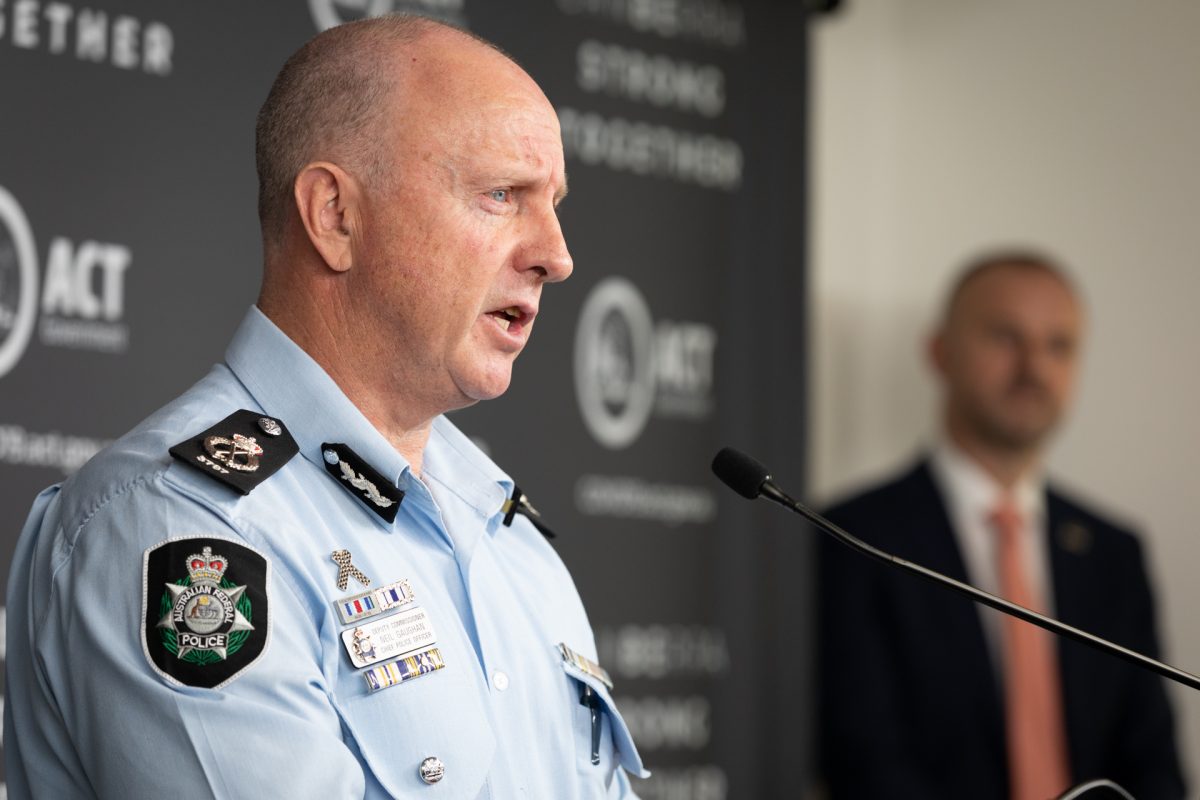 ACT Chief Police Officer Neil Gaughan