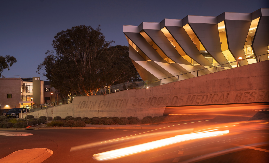 The John Curtin School of Medical Research building at the Australian National University.