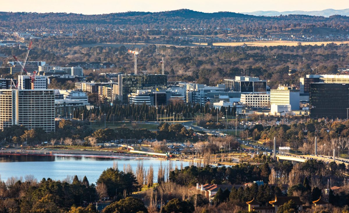 Canberra city skyline