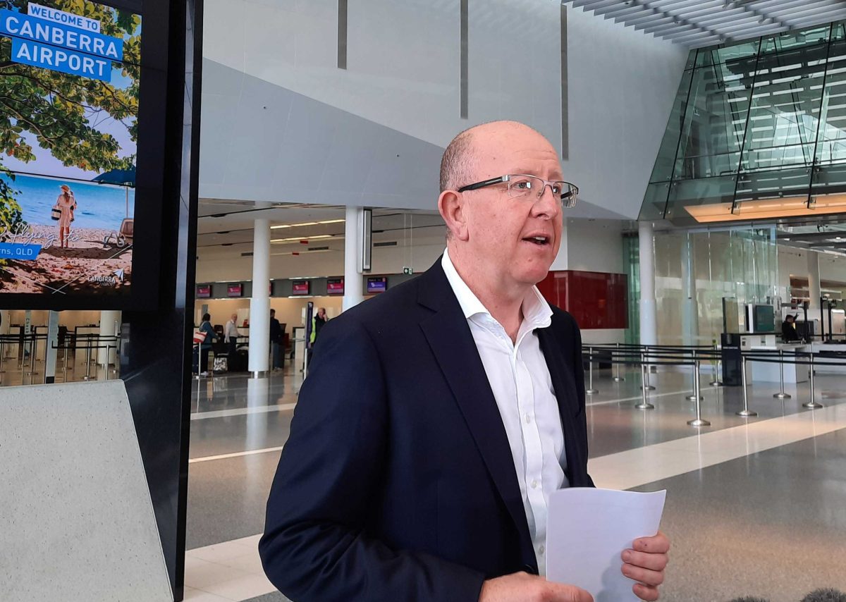 Canberra Airport and Capital Property Group CEO Stephen Byron