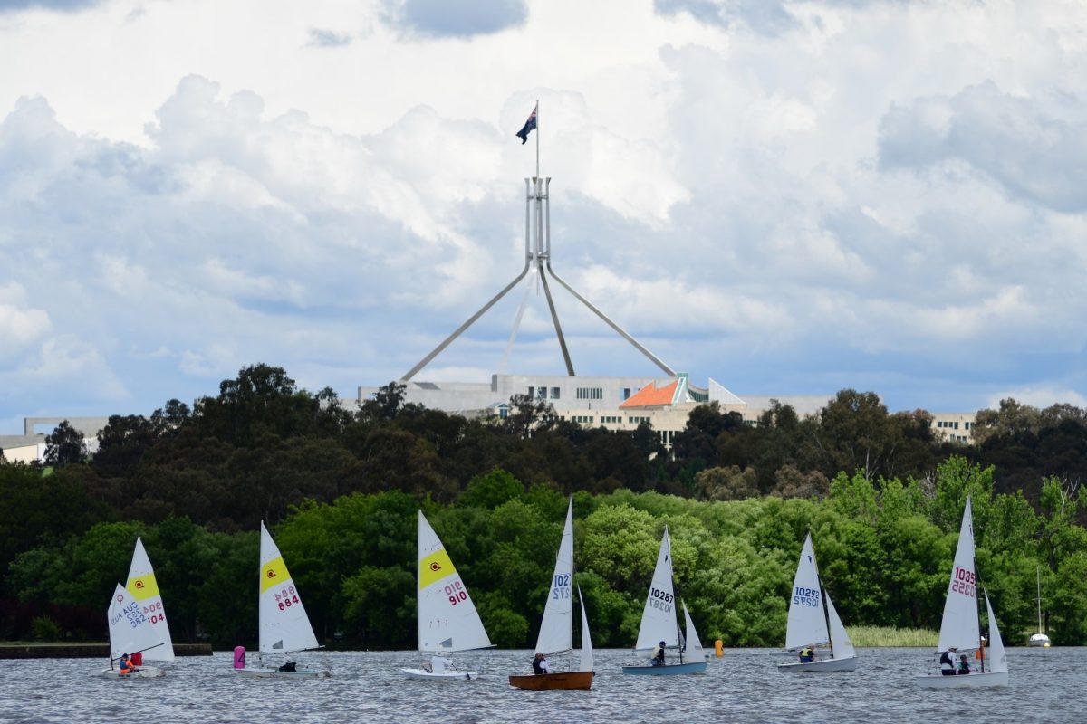 boats on Lake Burley Griffin