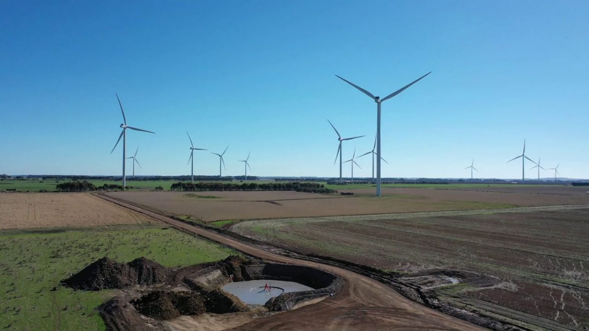 wind farm turbines