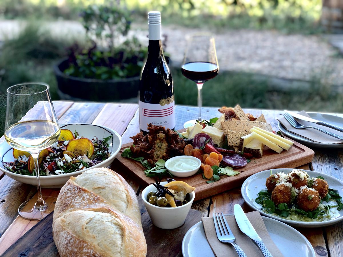 lerida estate wine and food platter