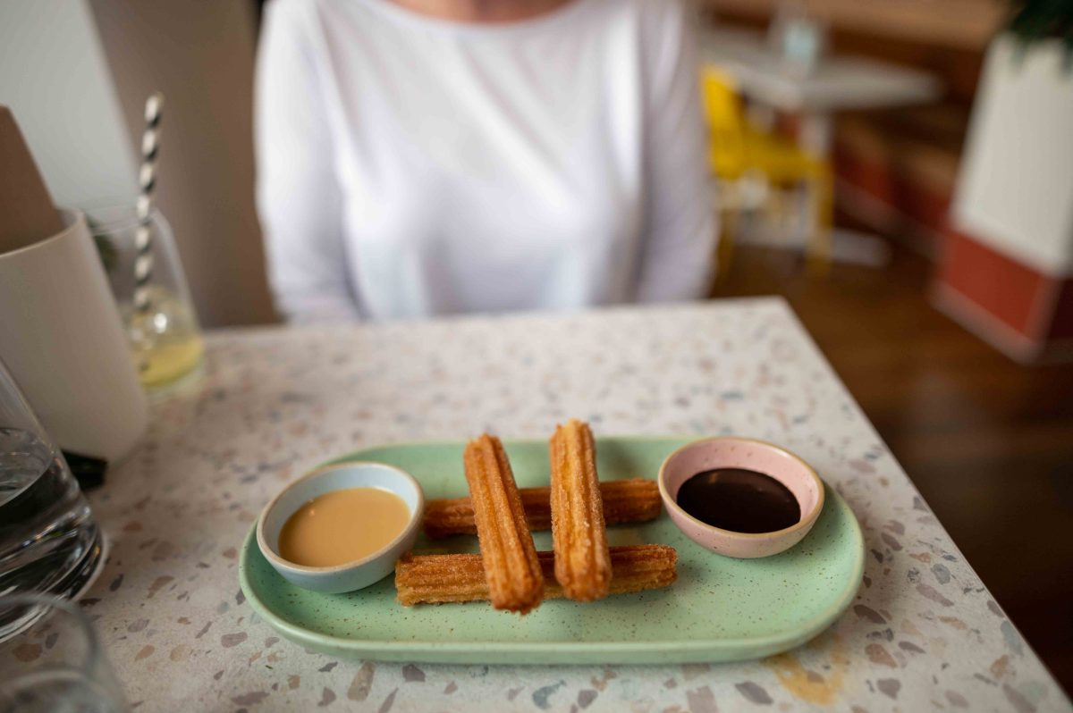 churros on a plate