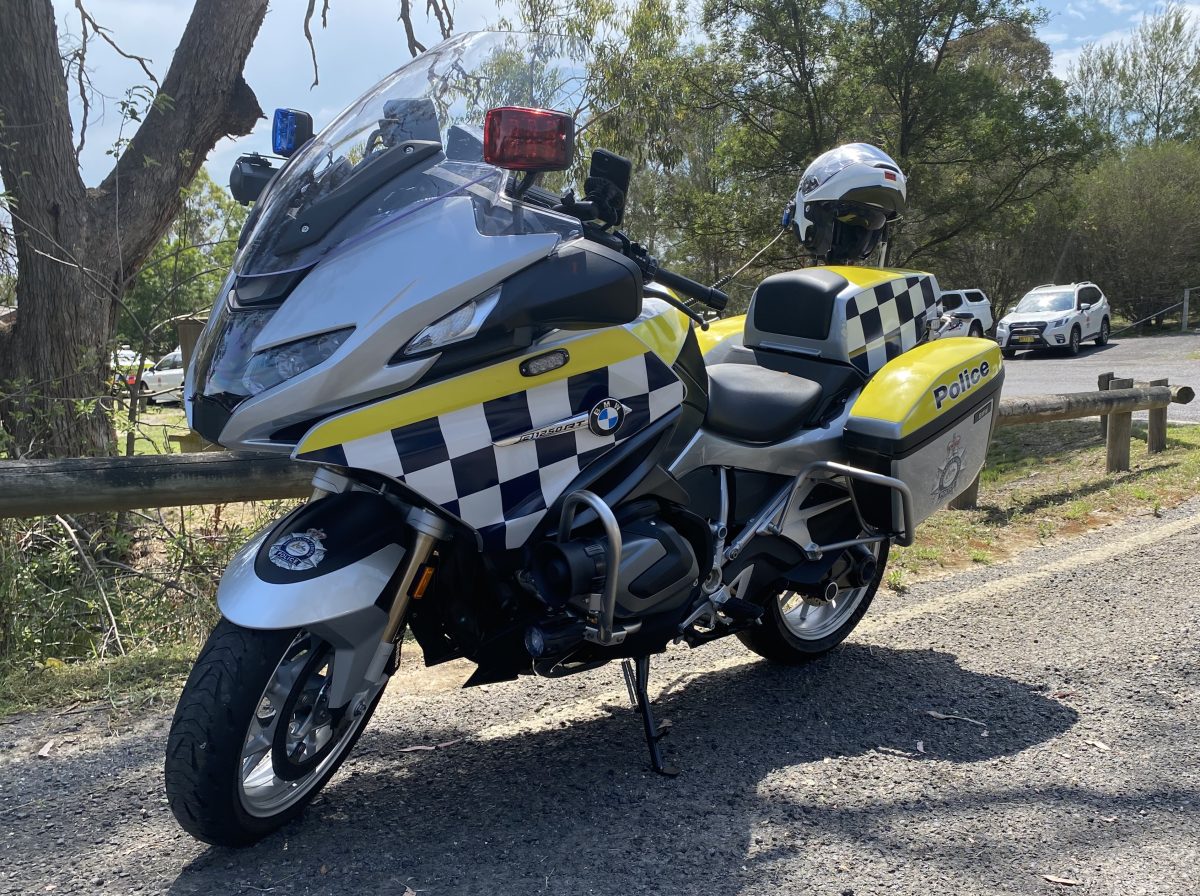 ACT Policing motorbike