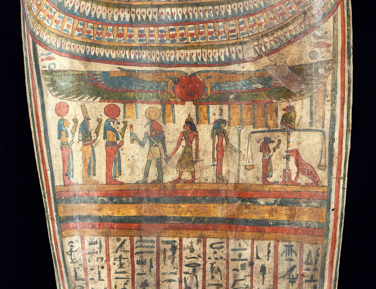 outer Egyptian coffin detail