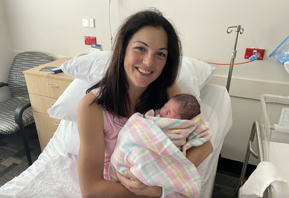 Lauren Egan with baby Harrison