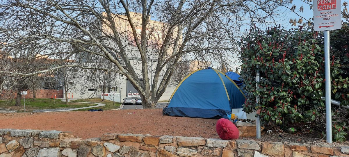 tents used by the homeless