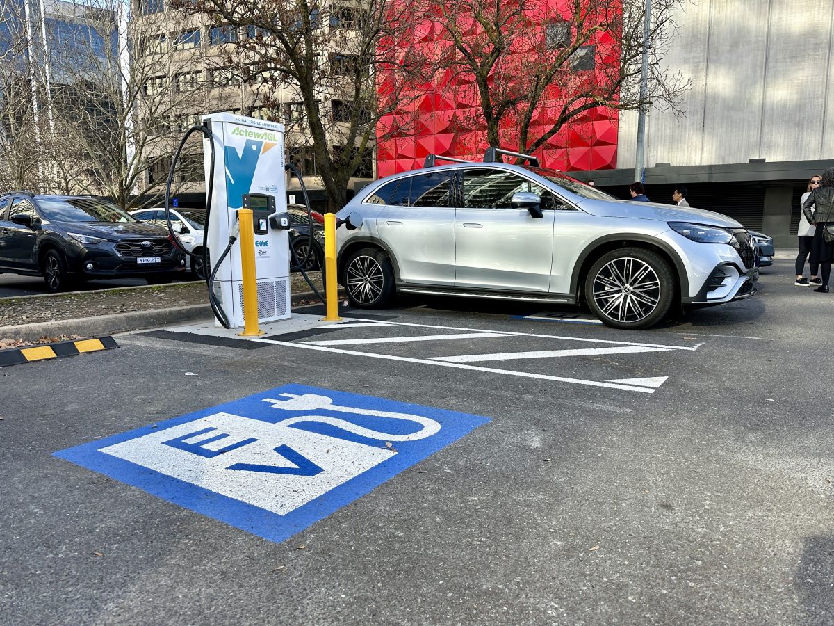 EV chargers in the city