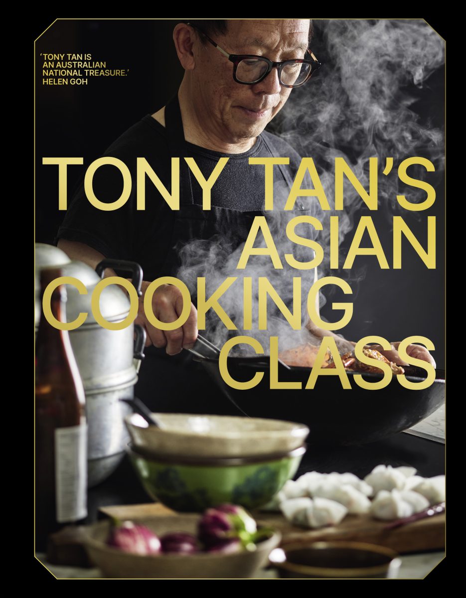 Cover of book reading 'Tony Tan's Asian Cooking Class'.