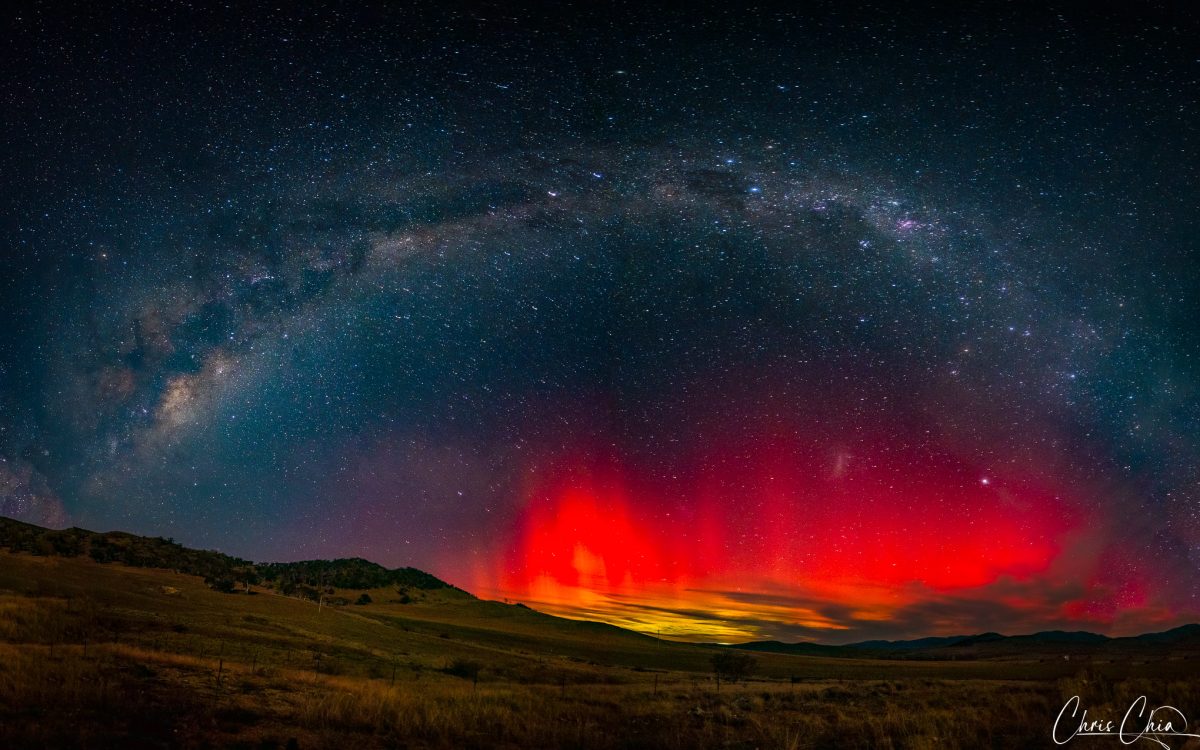 Aurora Australis as seen from Bredbo, NSW
