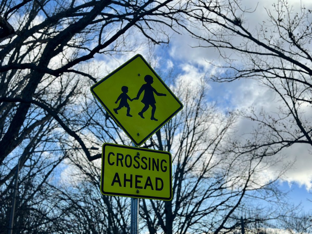 Children crossing sign