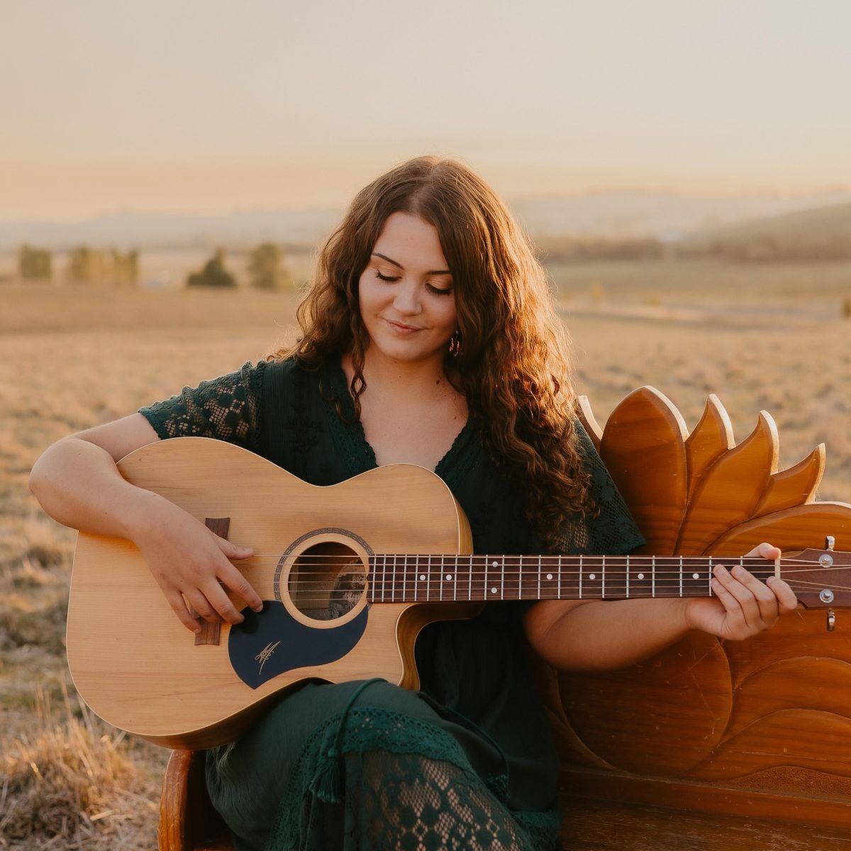 woman with guitar