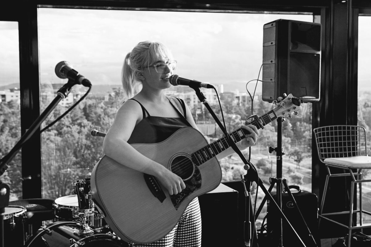 woman with guitar