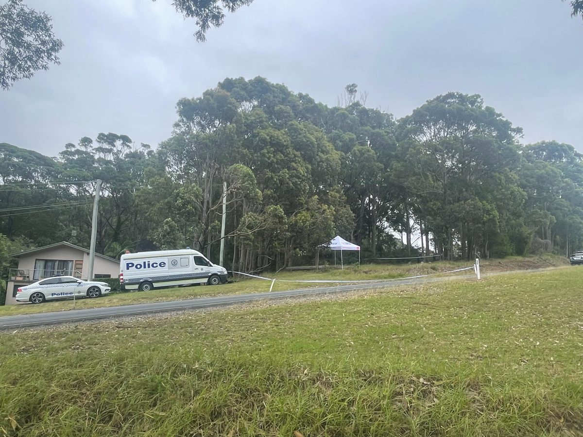 Police established a crime scene after a person's body was reportedly found at George Bass Drive, Lilli Pilli on Wednesday (20 March).