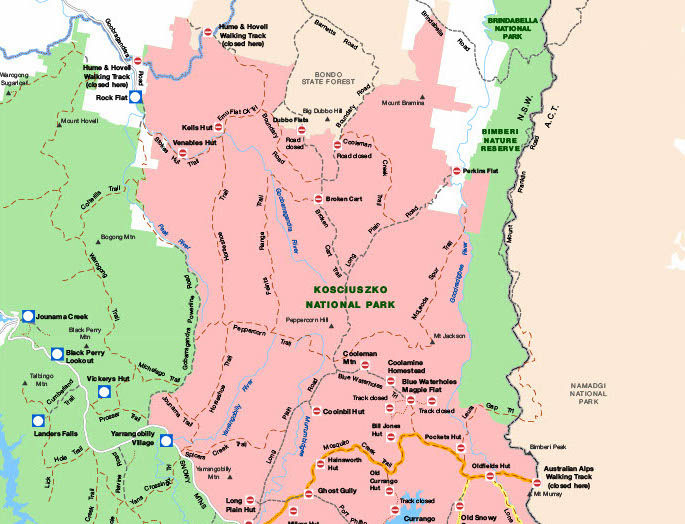 section of map