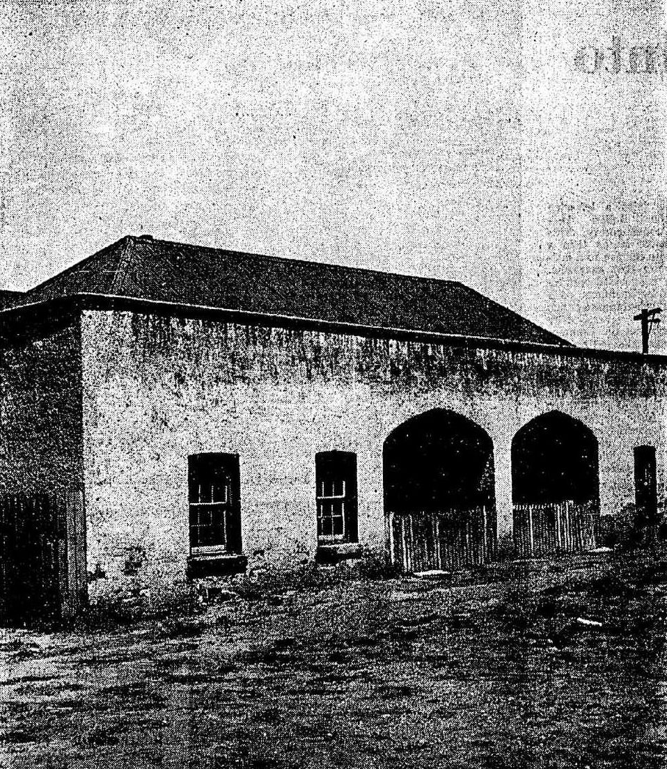 Run down historic buildings.