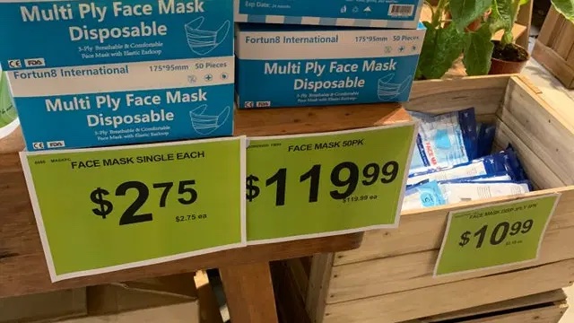 堪培拉口罩令实施首日，这家超市出售“天价”口罩惹众怒