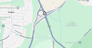 堪培拉一名司机在Gungahlin Drive附近与卡车相撞后身亡