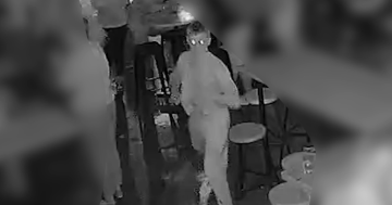 视频：监控拍下Braddon酒吧内疑似袭击事件