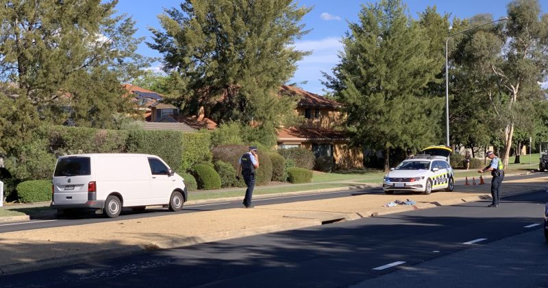 堪培拉一名89岁行人被车撞倒